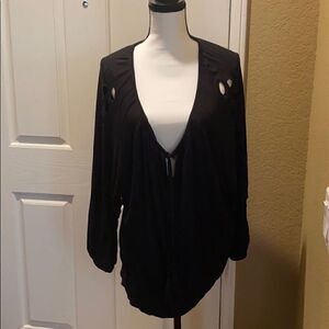 Black Long Sleeve Sweater - Carmen XL